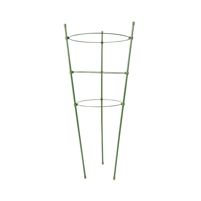 220mm Wide 3 Ring Plant Growing Support Frame Long Stem Flower Climbers Trellis Loops