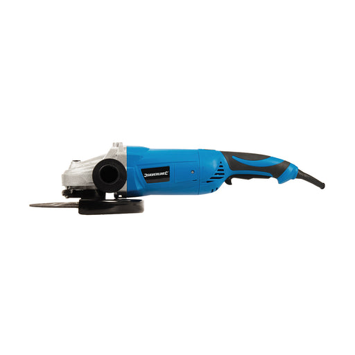 Powerful 2400W Angle Grinder 230mm Cutting Discs Adjustable Handle & Guard Loops