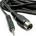 2m 3.5mm Jack Plug to 5 Pin Din Male Cable Audio PC Amplifier MIDI AUX Lead Loops
