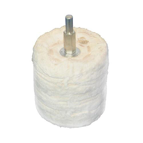 50mm Cylinder Polishing Buffing Mop Interior Surfaces Use With Drill Loops