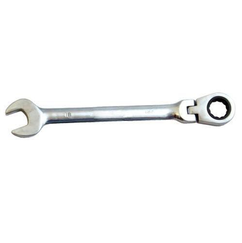 30mm Flexible Ratchet Ring Spanner Pivot Metric Car Lorry Garage Handy Tool Loops