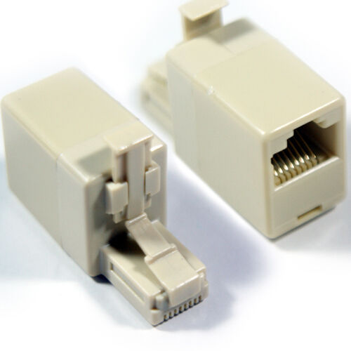 RJ45 Crossover Adapter Male to Female Ethernet Network Cat5 Cat5e Connector Loops