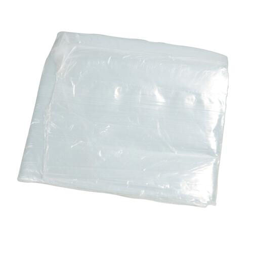 3.5m x 3.5m Clear Polythene Dust Sheet Furniture Protection Decorating Cover Loops