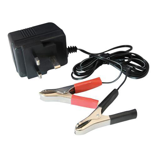 500mA Trickle Charger Suitable For Most 12V Automotive Batteries 1.6m Cable Loops