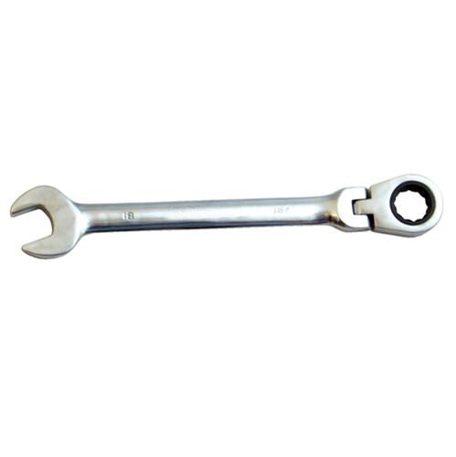 11mm Flexible Ratchet Ring Spanner Pivot Metric Car Lorry Garage Handy Tool Loops