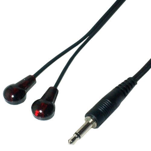 3m IR Dual 2x Emitter Cable 3.5mm Mono Infrared Blaster/Remote Control Extender Loops