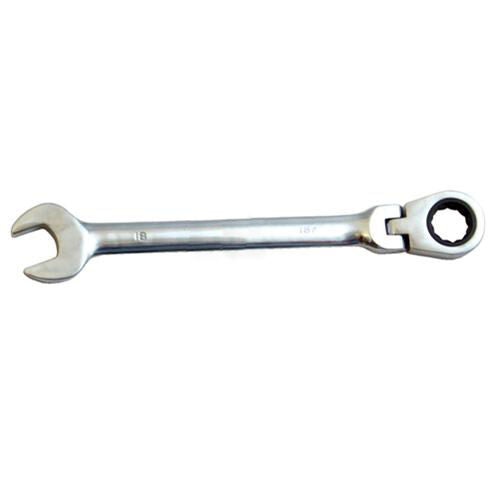 10mm Flexible Ratchet Ring Spanner Pivot Metric Car Lorry Garage Handy Tool Loops