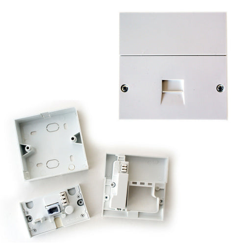 BT Master NTE5A Single Telephone Socket IDC Terminals Wall Outlet Face Plate Loops