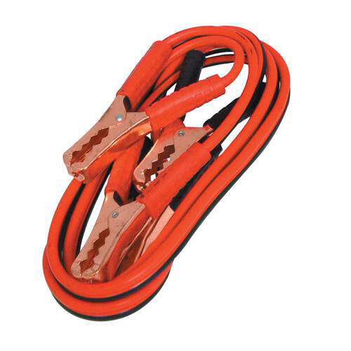 2.2m Jump Leads Car Starting Cables Spring Loaded Connectors Loops
