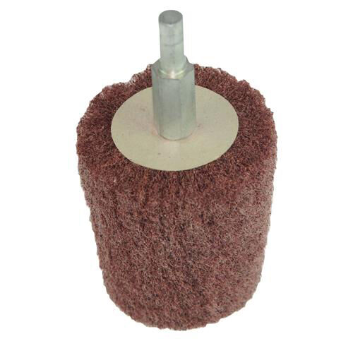 50mm 240 Grit Goblet Sanding Mop 6mm Arbor Cleaning Buffing Concave Loops