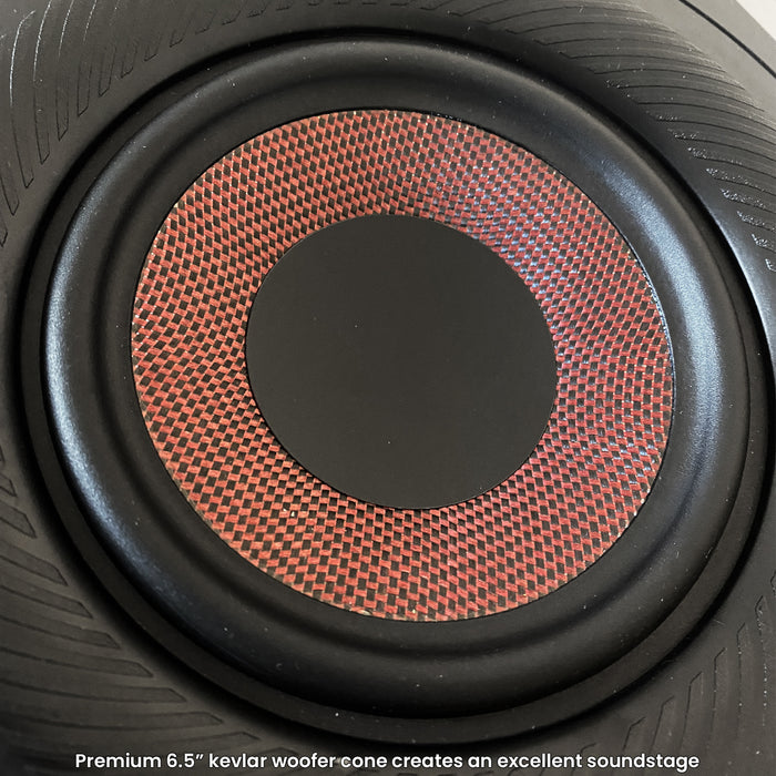 1x Pair LOOPS 140W 6.5” Low Profile In-Wall Speaker - 8Ohm - Ultra Slim Recessed