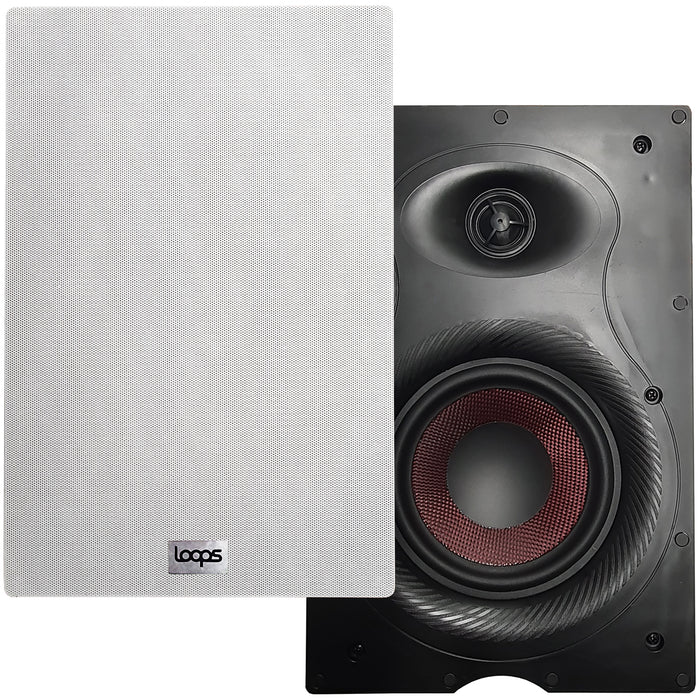 2200W Bluetooth Sound System & 16x 140W In Wall Speakers - 8 Zone Multi Room Amp