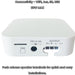 80W Mini WiFi Stereo Amplifier & 4x 60W White Wall Mounted Speaker Audio System