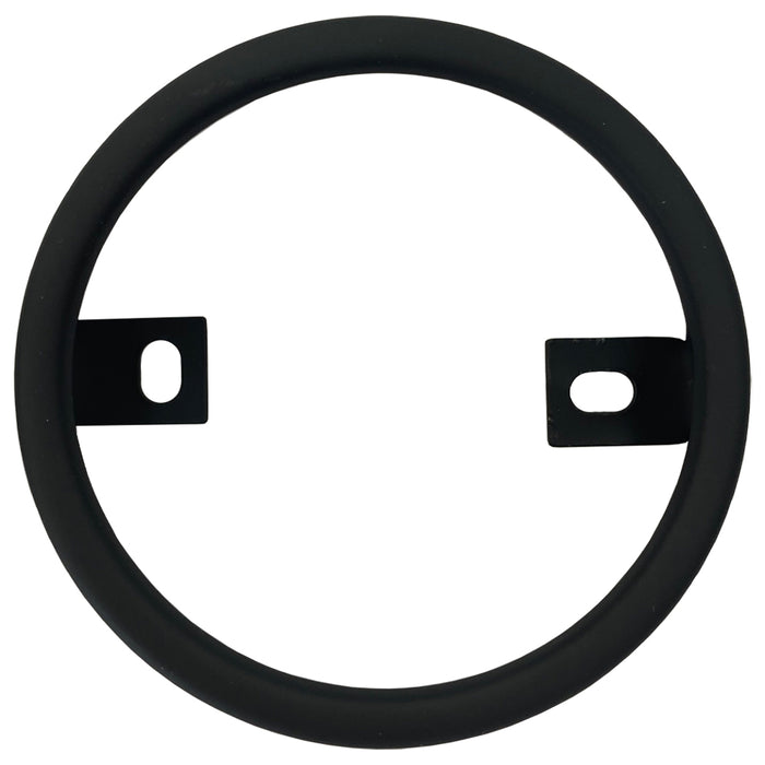 1x MATT BLACK Round Surface or Flush Under Cabinet Kitchen Light & Driver Kit - Natural White LED