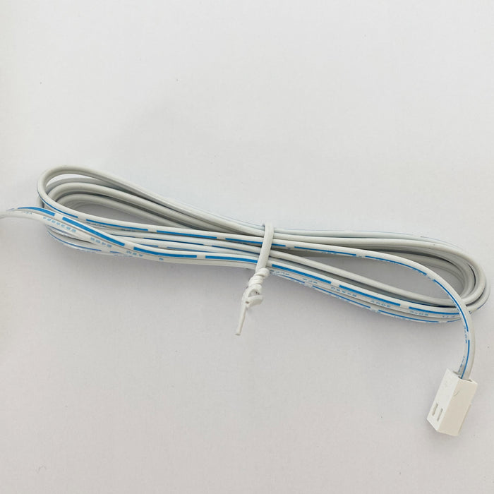 2x BRUSHED NICKEL Ultra-Slim Rectangle Under Cabinet Kitchen Light & Driver Kit - Warm White Diffused LED