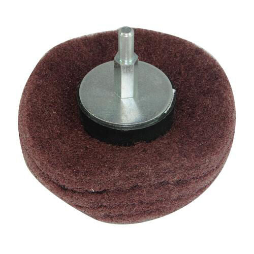 50mm 240 Grit Dome Sanding Mop 6mm Arbor Cleaning Buffing Loops