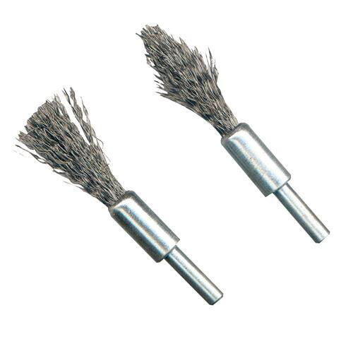 QTY 2 De Carb Wire Brush Set Removal / Clean Carbon Power Drill Accessories Loops