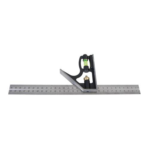 300mm Combination Square 300mm Blade Metric & Imperial Spirit Level Scriber Loops