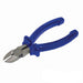 180mm Side Cutting Pliers Hardened Cutting Edges Moulded Handles Slip Guards Loops