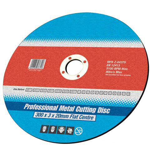 Heavy Duty Cutting Discs | 230mm x 3mm x 22.2mm | Angle Grinder Flat Metal Disc Loops