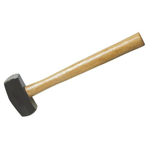 4lb Hardwood Sledge Hammer Short Handled Forged Steel Head Hardwood Shaft Loops