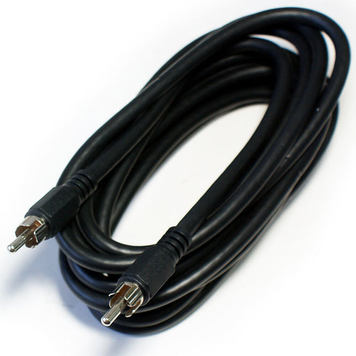 3m 1 RCA Subwoofer Digital Coaxial Cable Lead to Phono SPDIF Audio Video Loops