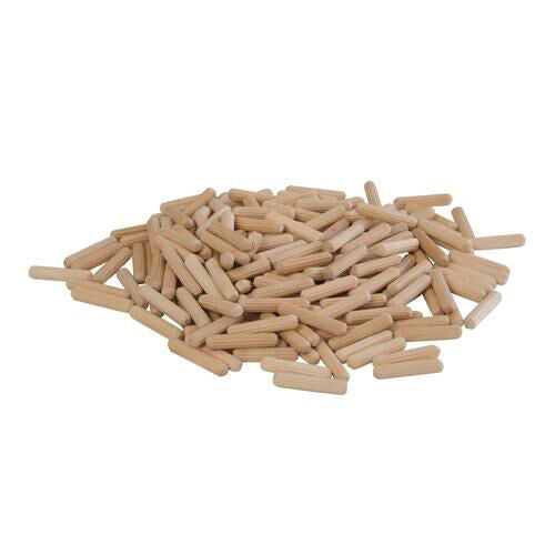 200 Pack 10mm x 40mm Dowel Pins Birchwood Carpentry Cabinet Making Filling Loops