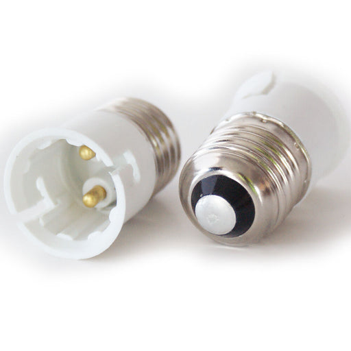 Light Bulb Adapter Converter ES Edison Screw to BC Bayonet Cap Lamp Holder Loops