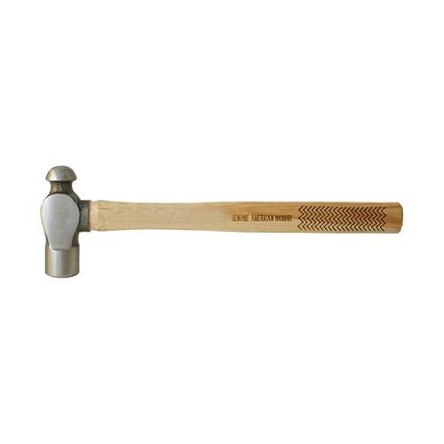 24oz Hickory Ball Pein Hammer Striking Punches Forged Steel Head Hickory Shaft Loops
