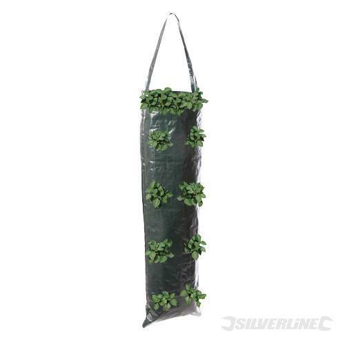2X Reusable Garden Hanging Growing Tube Bag UV Planting Vegetables Flowers Loops