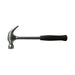 8oz Tubular Shaft Claw Hammer Heavy Duty Rubber Handle Building Nails Breaking Loops