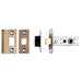 64mm Tubular Mortice Door Latch - Bolt Through Interior Door Catch & Plates - Select A Finish - LoopsDirect