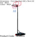 5 - 8 Feet Junior Basketball Stand Net - Adjustable Height Hoop - Portable Base