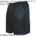 XL - BLACK Adult Sports Continental Stripe Training Shorts Bottoms - Football