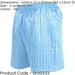 S - SKY BLUE Junior Sports Continental Stripe Training Shorts Bottoms - Football