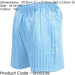 M - SKY BLUE Adult Sports Continental Stripe Training Shorts Bottoms - Football