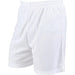 S - WHITE Adult Soft Touch Elasticated Training Shorts Bottoms - Football Gym