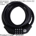 4 Digit Combination Bicycle Cable Lock HEAVY DUTY Steel Wire Bike Cycling Chain