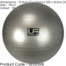 75cm Swiss Gym Ball & Pump - 500KG Burst Resistance - Exercise Workout Ball