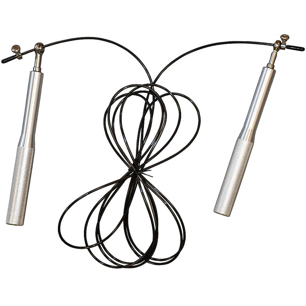 3m Knurled Metal Speed Rope - Workout Jump Skipping Rope Cardio Boxing ...