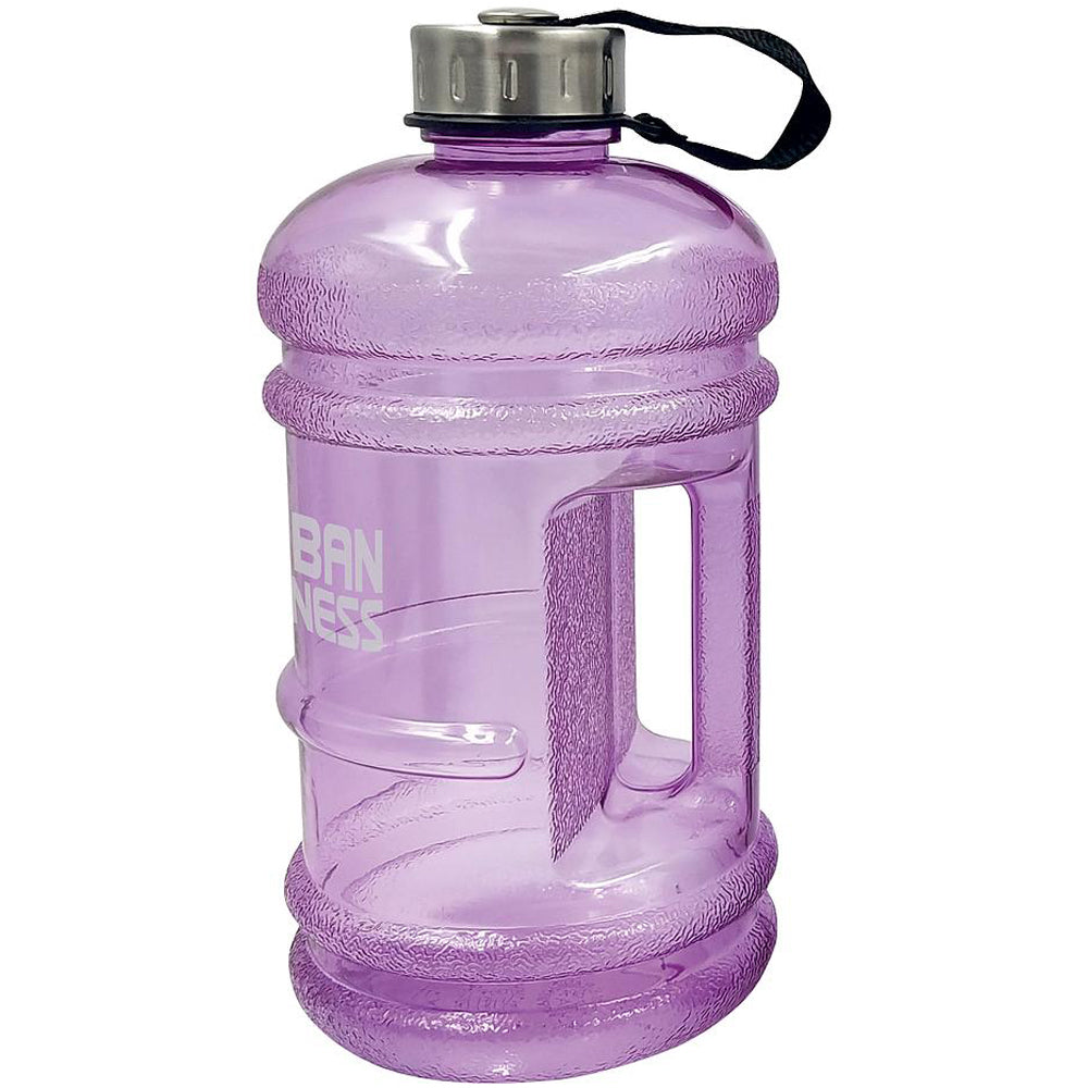 2.2L Large Water Bottle - Gym Keg Barrel - PINK Screw Top & Sturdy Han ...