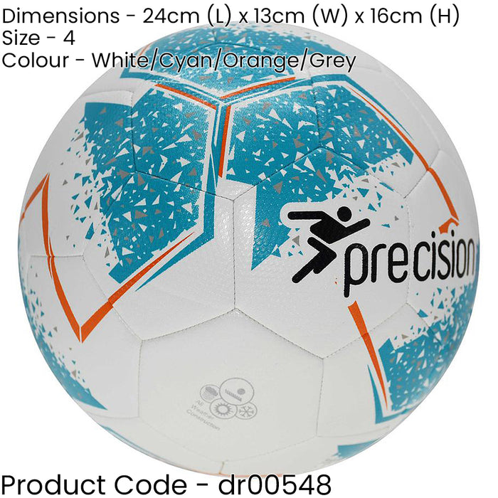 FIFA IMS Official Quality Match Football - Size 4 White/Blue/Black 3.5mm Foam