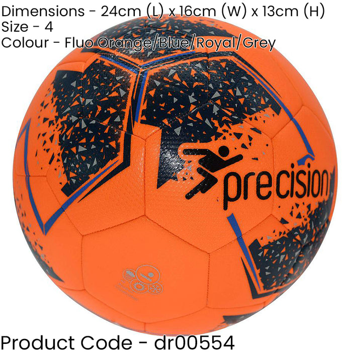 FIFA IMS Official Quality Match Football - Size 4 Fluorescent Orange 3.5mm Foam