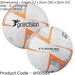 FAI Official Football - Size 5 290gms - WHITE/ORANGE Ball 3.5mm EVA Backing