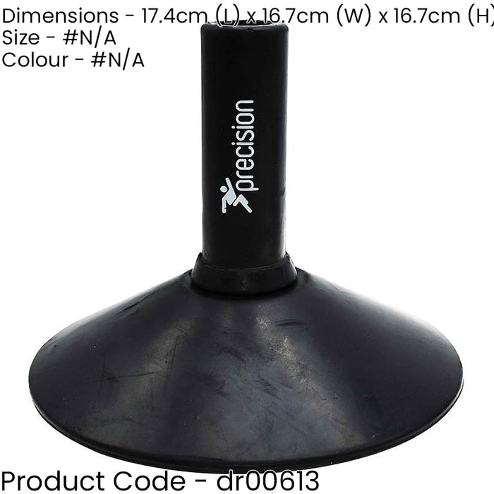 3.5KG Weighted Rubber Corner & Boundary Pole Base - Astro Turf Indoor Post Mount
