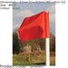 BLUE Football Corner Flag - For 50mm / 2 Inch Posts Only All Weather Polyester