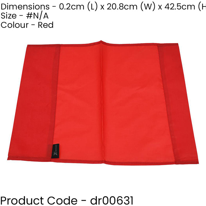 Single All Weather Football Corner Flag - RED - Outdoor Polyester