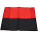 Single All Weather Football Corner Flag - RED & BLACK - Outdoor Polyester