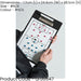 A4 Double Sided Magnetic Football Tactics Clipboard - Coaching Theory Planner