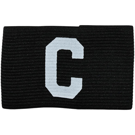 Adult Captains Armband - BLACK - Football Rugby Sports Arm Bands Big C